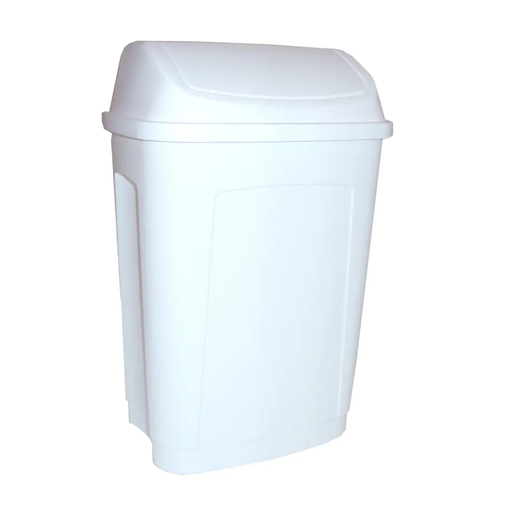 POUBELLE SWING BLANCHE 50 LITRES