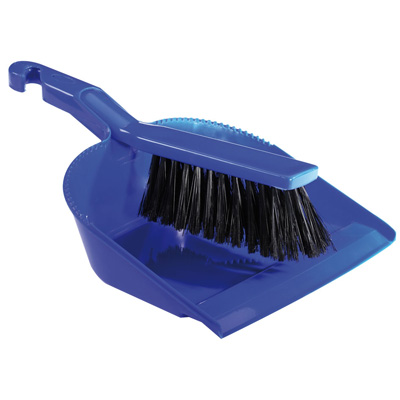 Ramassette + balayette CLASSIC bleue