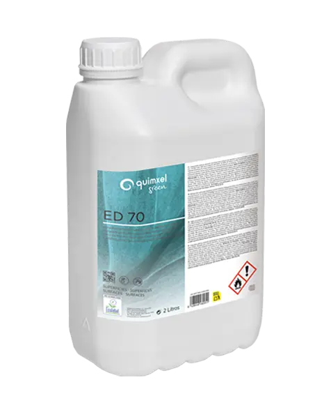Quimxel ED70 Ultraconcentré Nettoyant multi-usages pour vitres Ecolabel 2l