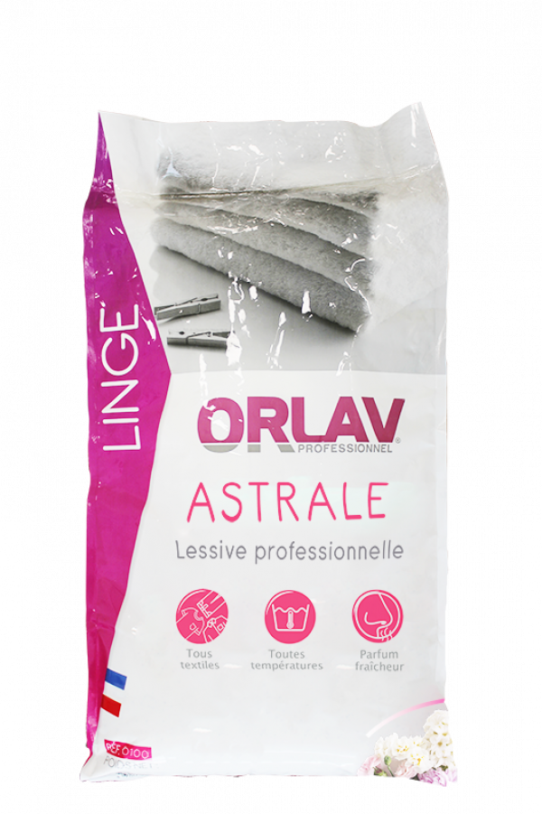ORLAV - 100 - LESSIVE POUDRE FRAICHEUR ASTRALE 20KG