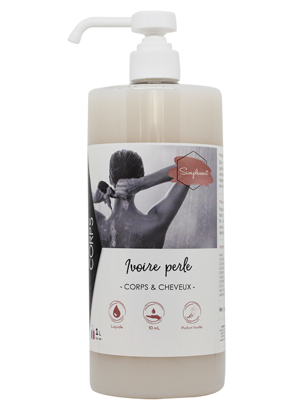 SIMPLEMENT - 0390 - GEL DOUCHE CORPS ET CHEVEUX VANILLE - 5L