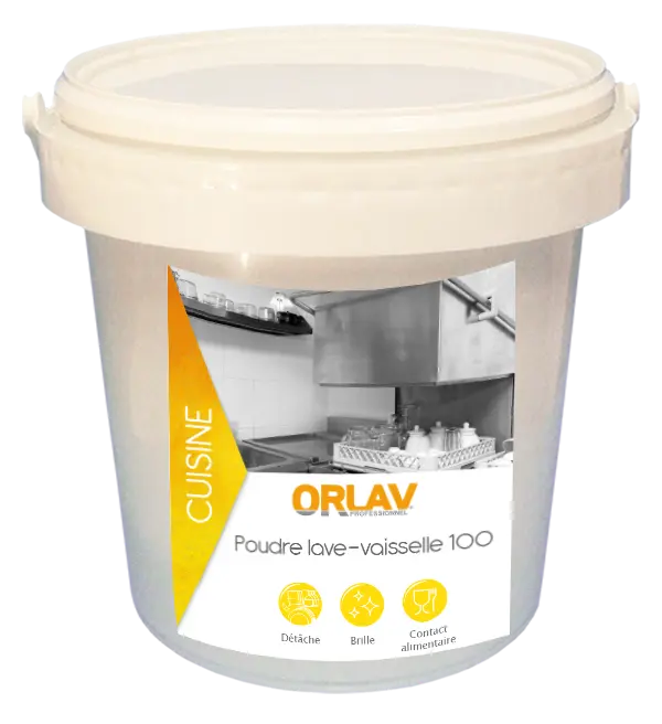 ORLAV - 122 - POUDRE LAVE VAISSELLE 100 - 10KG
