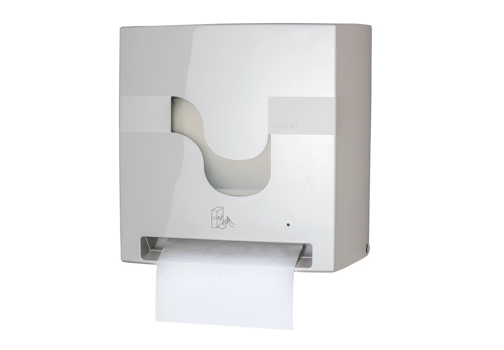 DISTRIBUTEUR MEGAMINI E-CONTROL PAPIER MAIN BLANC