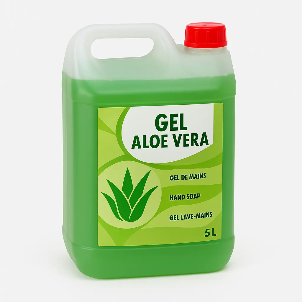 GEL ALOE VERA SAVON MAIN 5 LIT