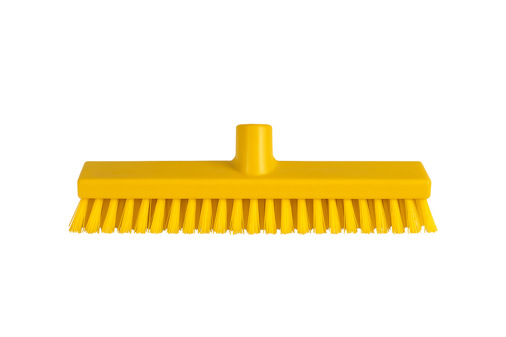 Brosse Lave pont Dur Industra Food Jaune 30 cm