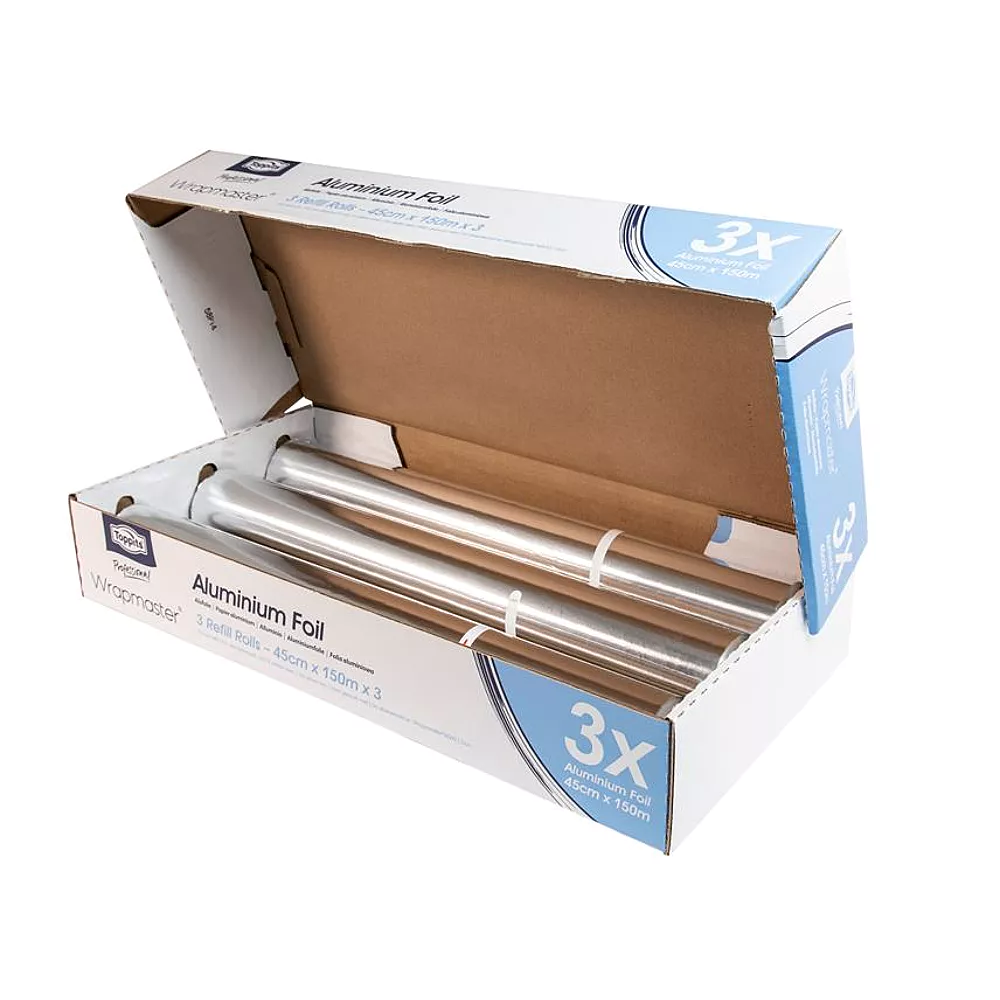 WRAPMASTER REFILL ALU 45 CM X 150 M 3PCES