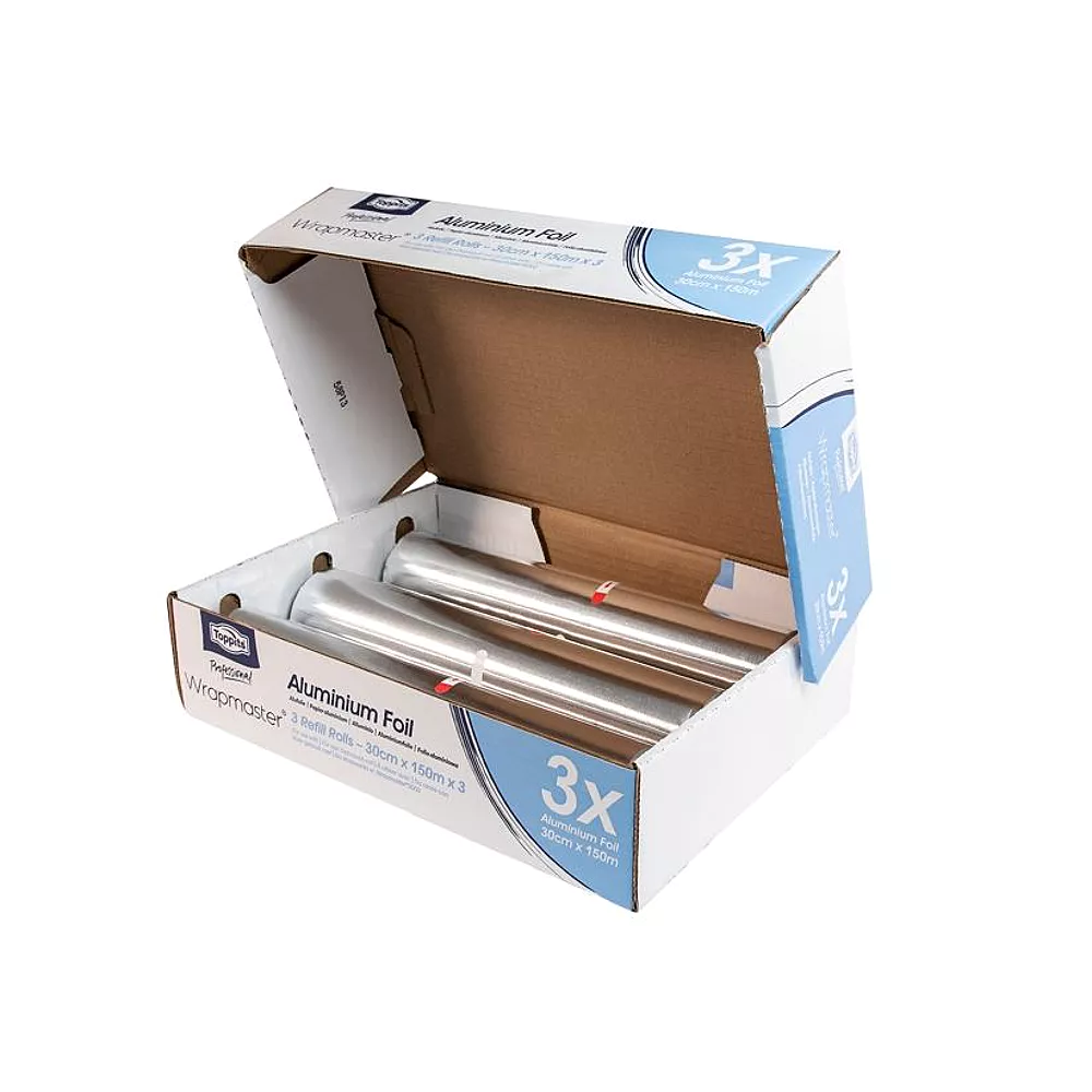 WRAPMASTER REFILL ALU 30CM 3ROULEAUX