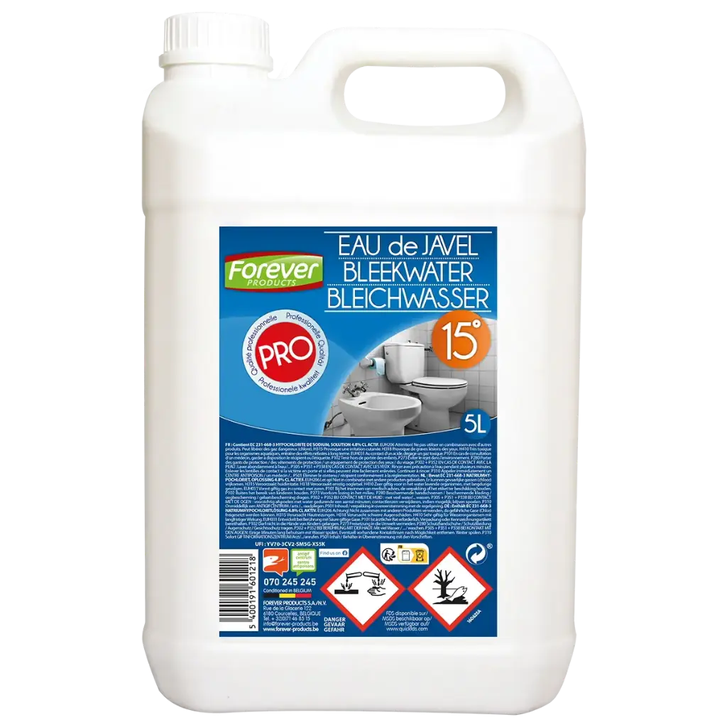 EAU DE JAVEL 15° 5L