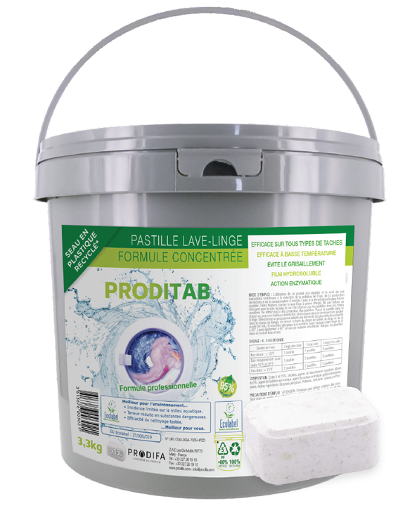 Pastille lessive concentrée 150 tbs