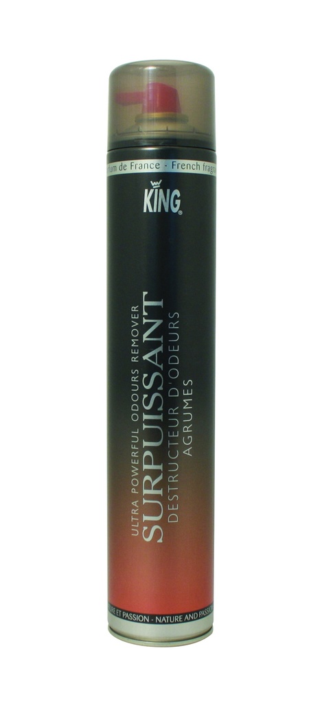 Destructeur d'odeur surpuissant KING Agrumes 750 ml