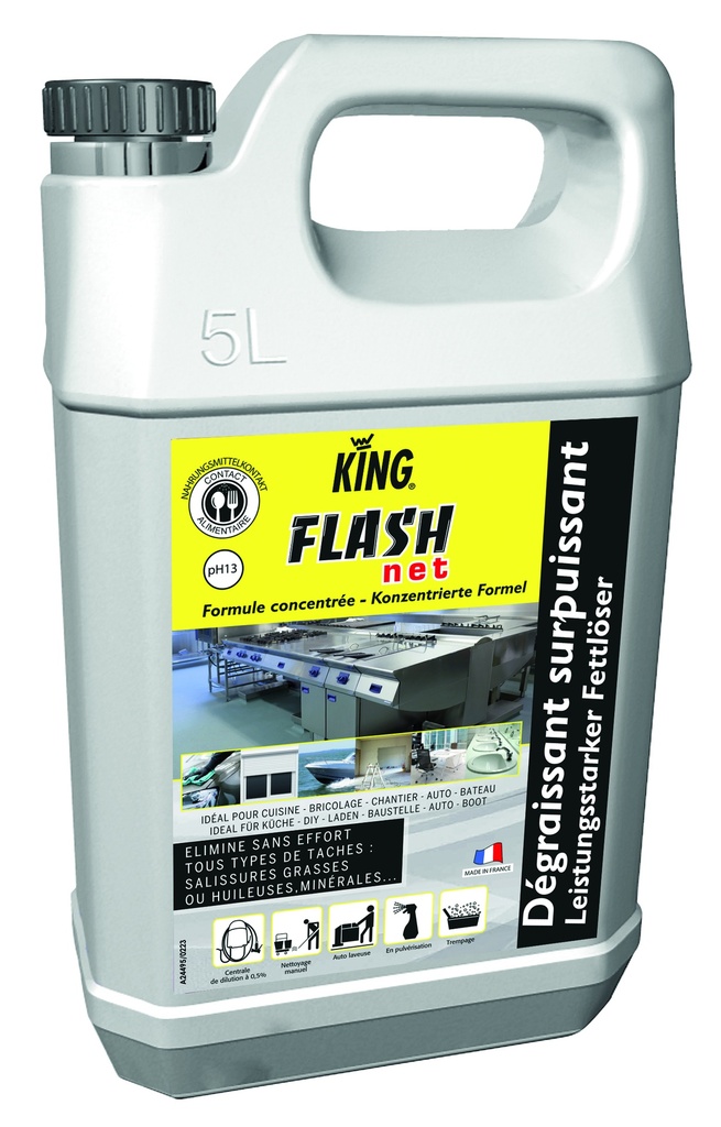 KING FLASH NET DÉGRAISSANT 5 L