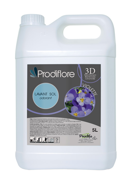 3D CLEAN ODORANT VIOLETTE 5L