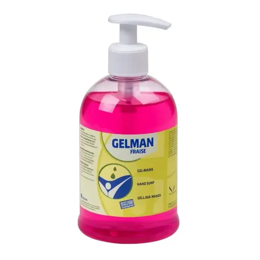 [006GEF00] GELMAN F SAVON MAIN FRAISE 500ML