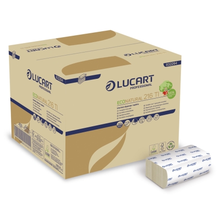 [832294] LUCART EcoNatural 216 TI serviettes 2 plis