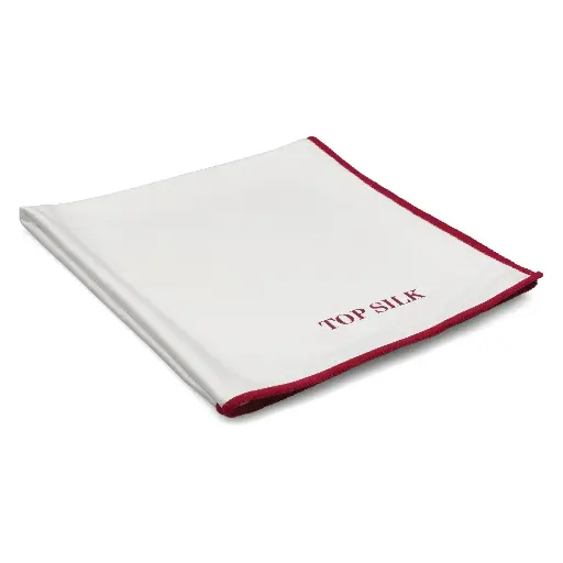 [460.300.300] Essuie-Verre Microfibre Top Silk Blanc 50x70