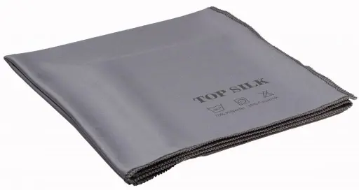 [460.300.400] Essuie-Verres Microfibre Gris Top Silk 50x70