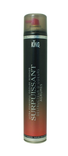 [A08157] Destructeur d'odeur surpuissant KING Agrumes 750 ml