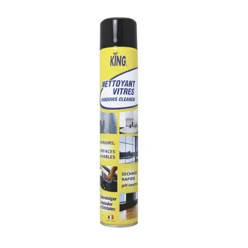 [A02130] KING NETTOYANT VITRES BOMBE 750 ML