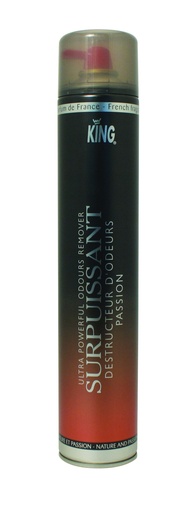 [A02075] Destructeur d'odeur surpuissant KING Passion 750 ml