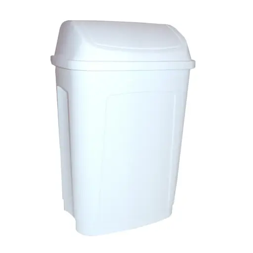 [HYG7872002] POUBELLE SWING BLANCHE 50 LITRES