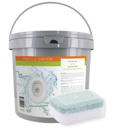 [PASTWCTABEFR100] Pastille détartrante WC 100 tbs
