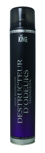 [A02080] Destructeur d'odeur surpuissant KING Sauvageon 750 ml