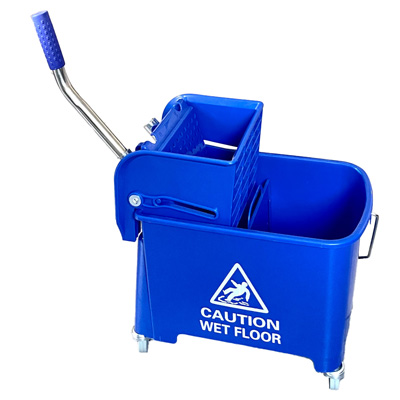 [349RM] SEAU DE LAVAGE FIRST BI-BAC 2X10 L + PRESSE À PLAT
