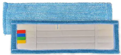 [809eco] MOP MICROFIBRE ECOLINE 40CM POCHE/LANGUETTE 2 ŒILLETS PC