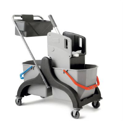 [351] CHARIOT FIRST 2X25L + PRESSE AVEC MACHOIRE + PANIER - ECOGREEN