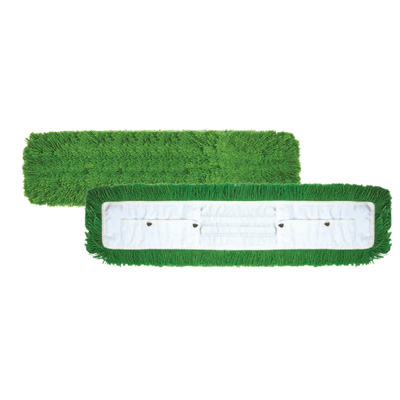 [106AC] FRANGE ACRYLIQUE VERTE À POCHES POUR ARMATURE MÉTALLIQUE 60CM