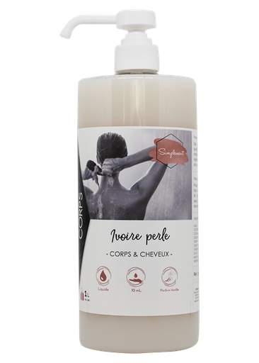 [002039001] SIMPLEMENT - 0390 - GEL DOUCHE CORPS ET CHEVEUX VANILLE - 5L